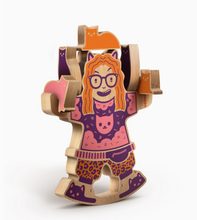 Load image into Gallery viewer, Crazy Cat Lady- Wooden Stacking Game