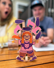 Load image into Gallery viewer, Crazy Cat Lady- Wooden Stacking Game
