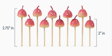 Load image into Gallery viewer, Woodland Wicks - Mushroom Birthday Canles - Set of 10