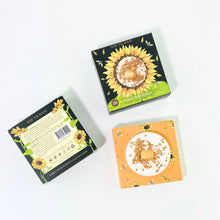 Load image into Gallery viewer, Sunflower Power Honey Bath Bomb with Amber