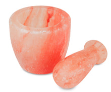 Load image into Gallery viewer, Himalayan Salt Mortar and Pestle Set