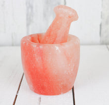 Load image into Gallery viewer, Himalayan Salt Mortar and Pestle Set