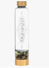 Load image into Gallery viewer, Bamboo Crystal Water Bottle