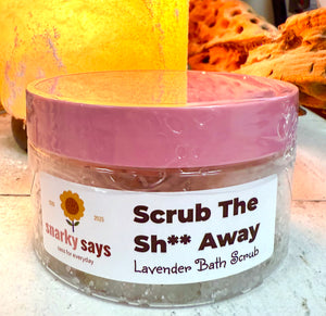 Lavender Bud Salt Scrub - Scrub The Sh** Away