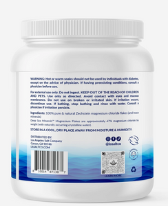 4.4 lb Deep Sea Minerals® Magnesium Flakes Jar