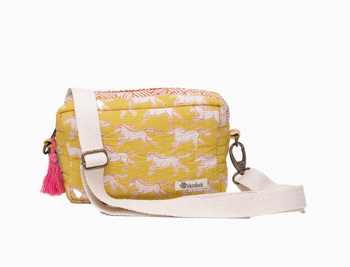 Horses Quilted Cross Body