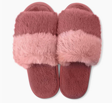 Load image into Gallery viewer, Hello Mello Cotton Candy Puff Slippers