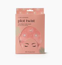 Load image into Gallery viewer, Lemon Lavender Plot Twist Turbo Towel