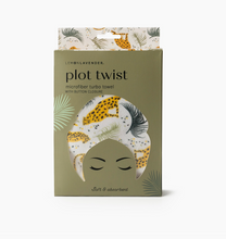 Load image into Gallery viewer, Lemon Lavender Plot Twist Turbo Towel