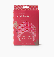 Load image into Gallery viewer, Lemon Lavender Plot Twist Turbo Towel