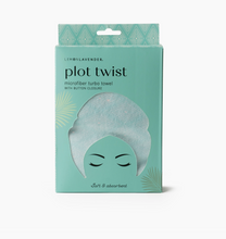 Load image into Gallery viewer, Lemon Lavender Plot Twist Turbo Towel