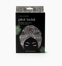 Load image into Gallery viewer, Lemon Lavender Plot Twist Turbo Towel