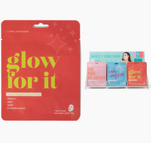 Load image into Gallery viewer, Lemon Lavender Sheet Dreams Face Masks