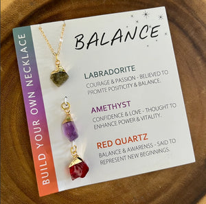 'balance' Gold Necklace Bundle