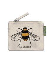 Load image into Gallery viewer, Bee Yourself Mantra Zipper Pouch