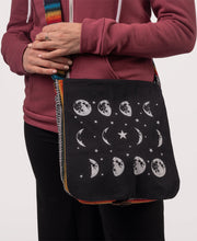 Load image into Gallery viewer, It&#39;s Just A Phase Moon Messenger Bag - Black