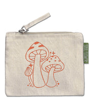 Load image into Gallery viewer, Three Little Mushrooms Small Zipper Pouch