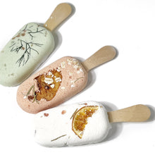 Load image into Gallery viewer, Botanical Bath Clay Pops with Dried Fruit and Epsom Salt