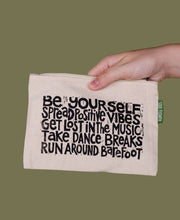 Load image into Gallery viewer, Manifesto Large Zipper Pouch