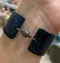 Load image into Gallery viewer, Black Cuff Bracelet