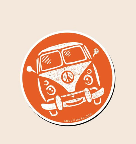 Hippie Bus Magnet