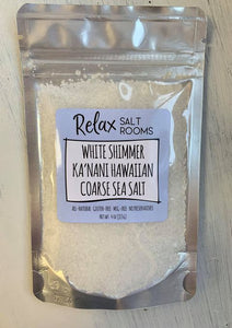 White Shimmer Ka’nani Hawaiian Sea Salt Coarse